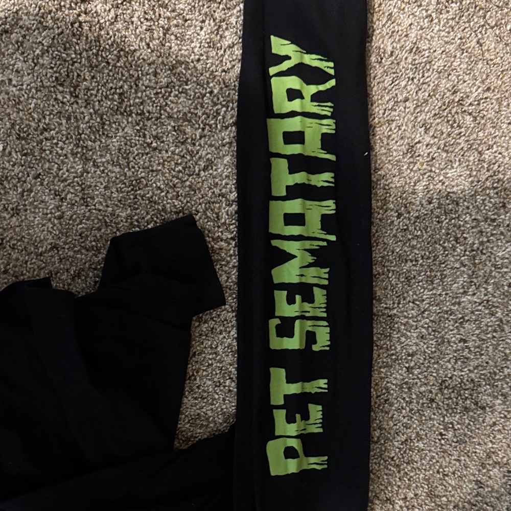 Torrid Black and Green Graphic Long Sleeve Tee pet semetary horror - Picture 5 of 5
